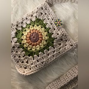 Boho Chic Crochet Handbag